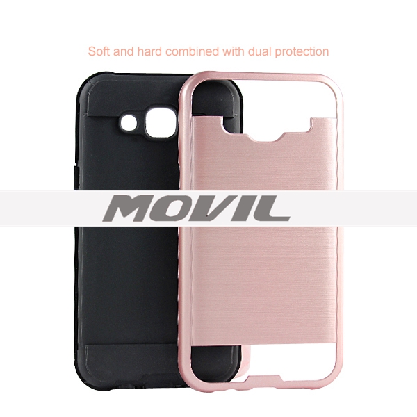 NP-2629 PU de TPU con ranura para tarjeta para Samsung Galaxy J5-9